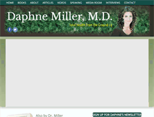 Tablet Screenshot of drdaphne.com